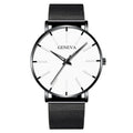 wristnexo Men's Geneva Quartz Watch – Classic Stainless Steel Elegant Design
